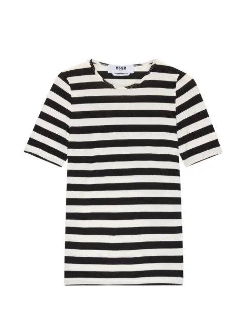 MSGM t-shirt à rayures