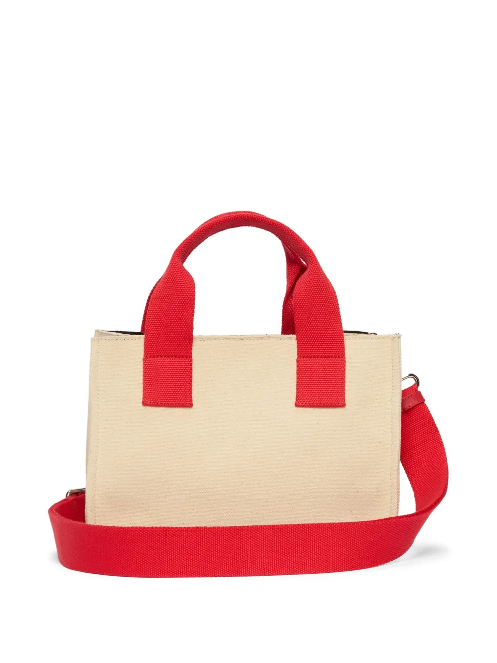  Msgm Micro Logo-detail Tote Bag - Neutrals 