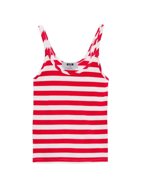 MSGM striped tank top