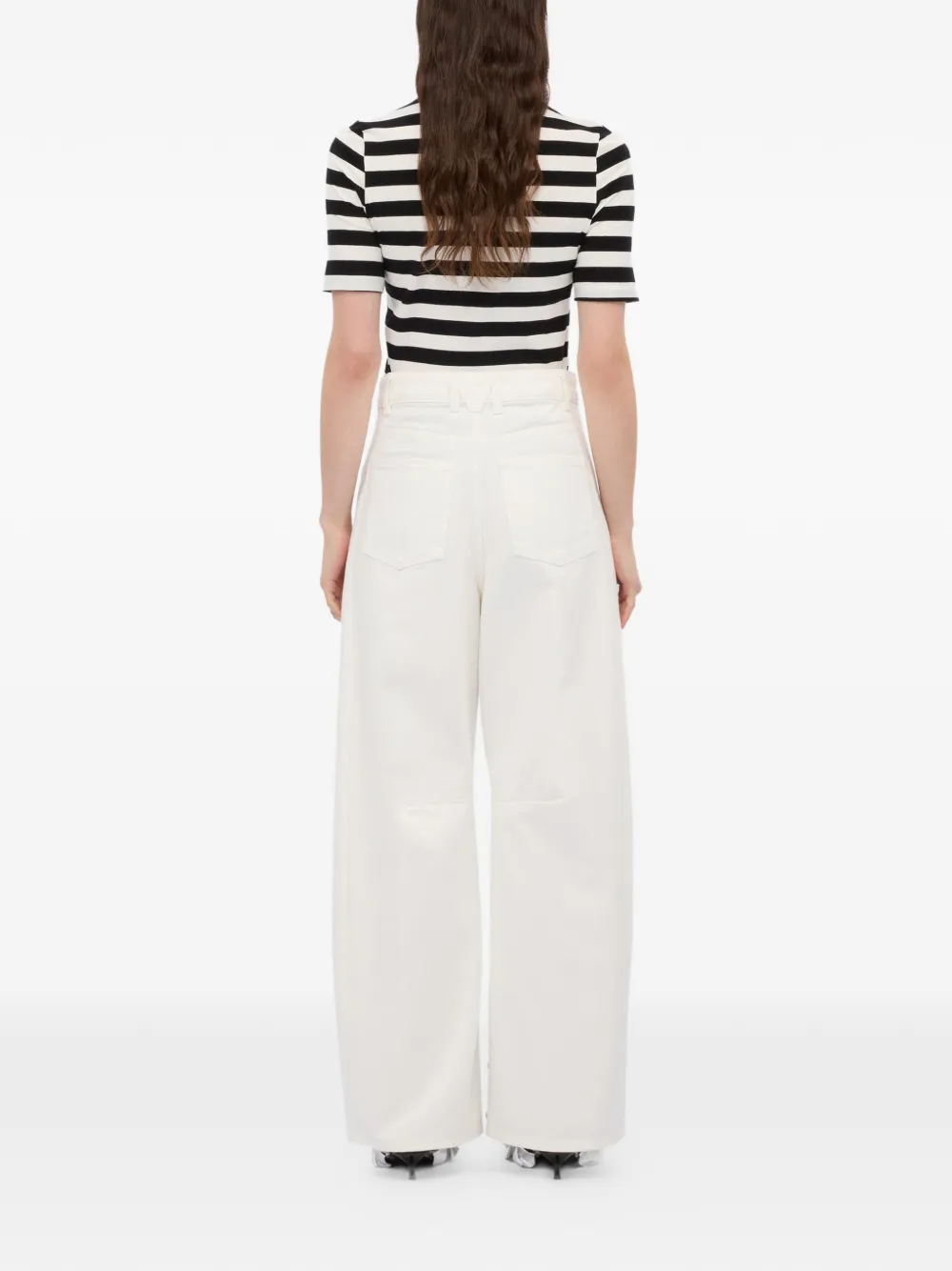 MSGM Jeans met studs Wit