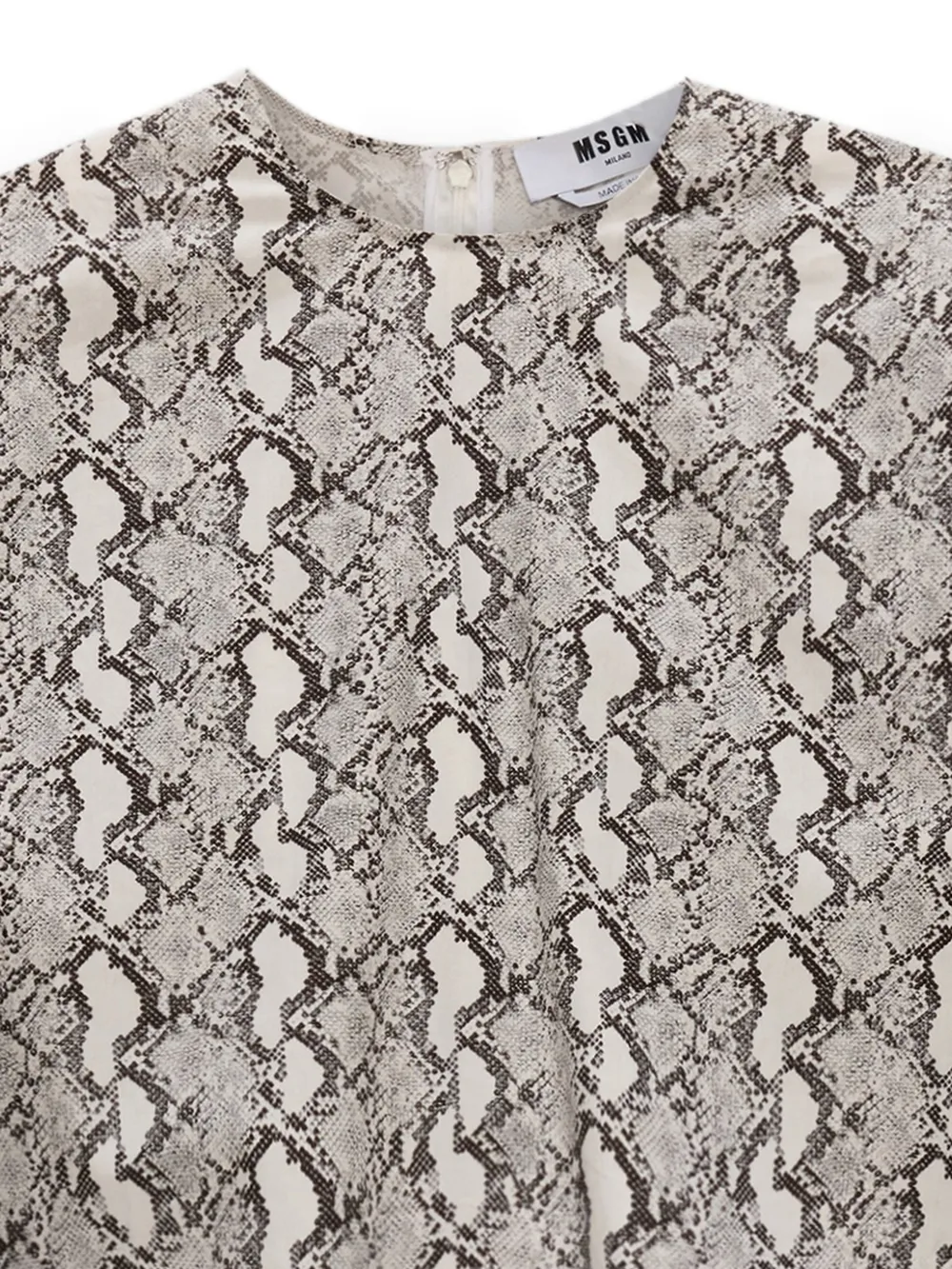 MSGM 프린트 반소매 티셔츠 | 티셔츠 & 저지