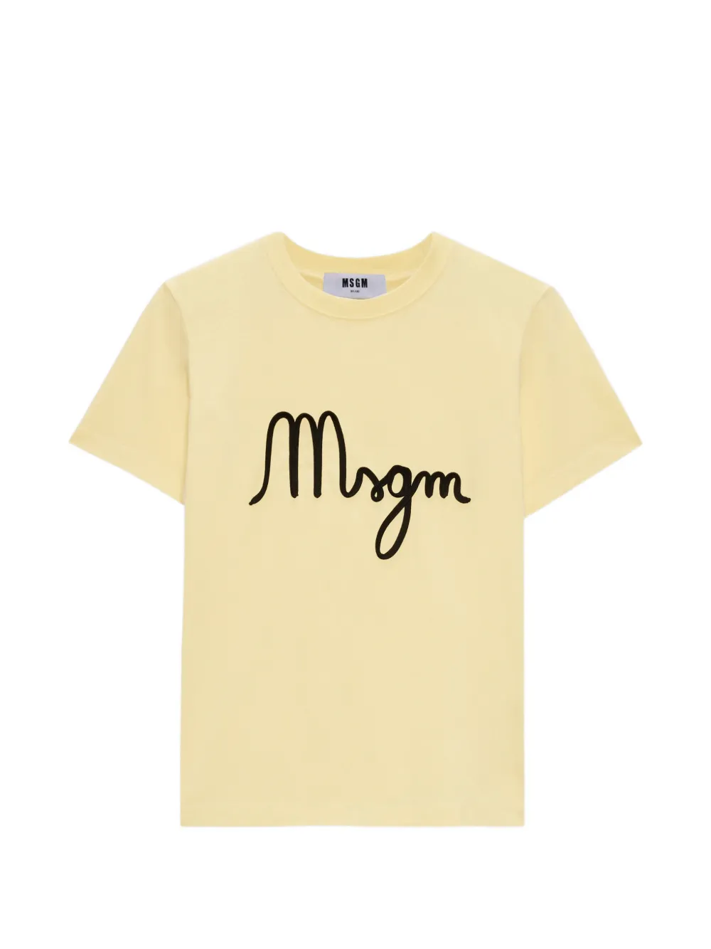 MSGM ロゴ Tシャツ | イエロー