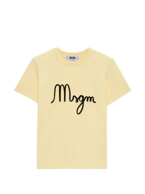 MSGM playera con logo estampado