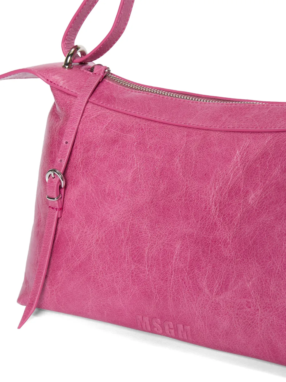 MSGM Schoudertas met ritssluiting Roze