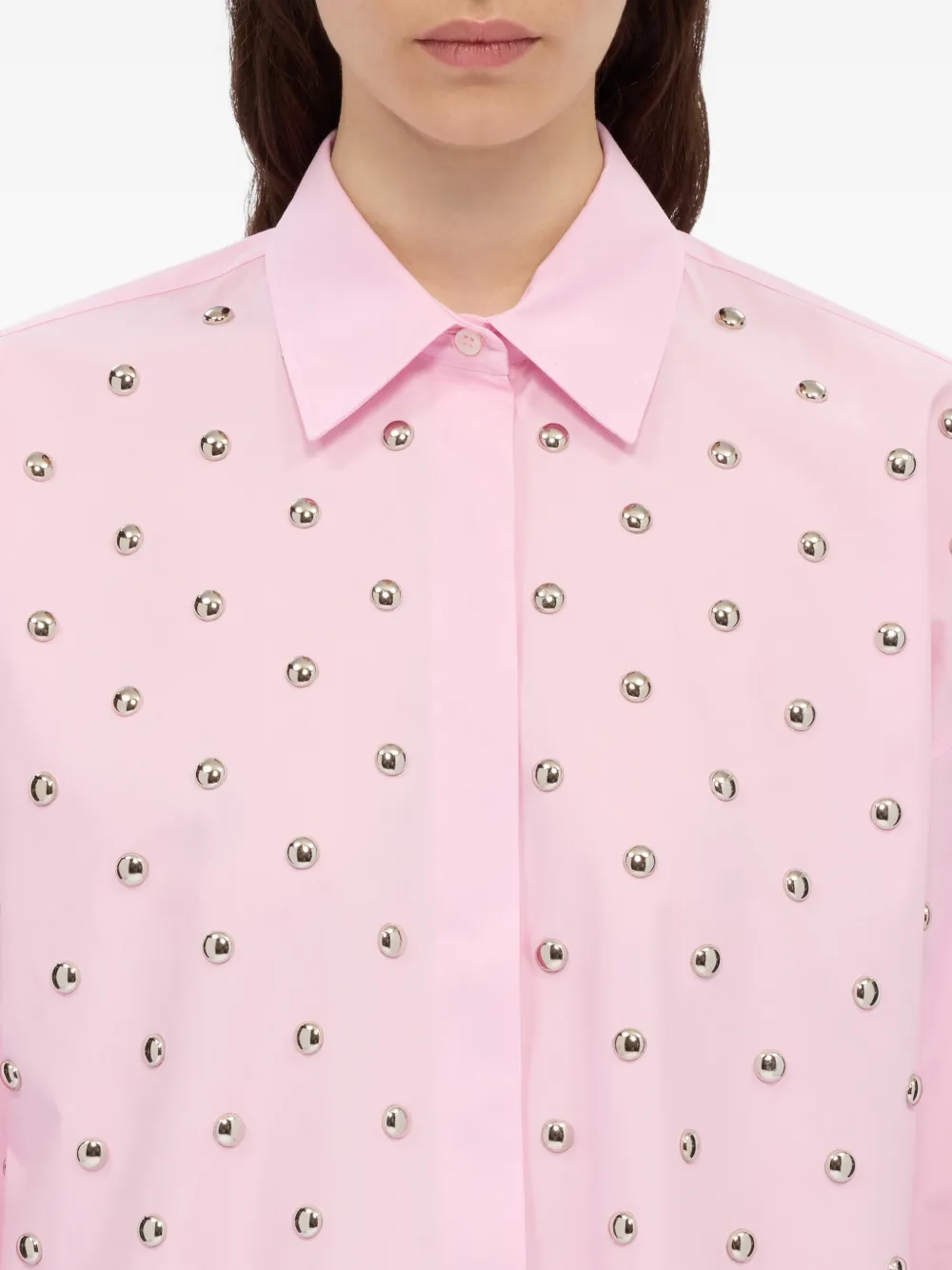 MSGM Verfraaid overhemd Roze