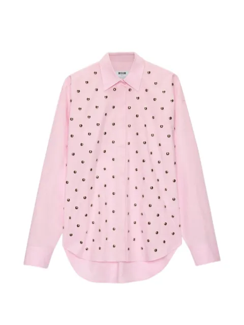 MSGM embellished shirt
