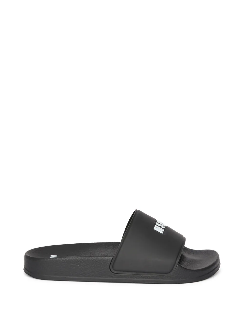 MSGM logo-detail open-toe slides - Schwarz