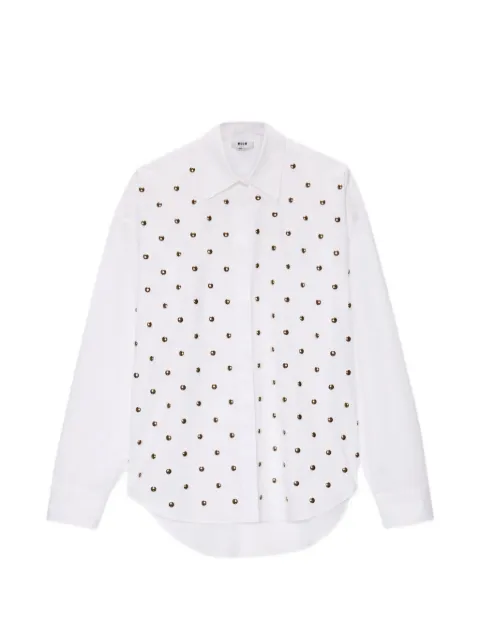 MSGM camisa con apliques