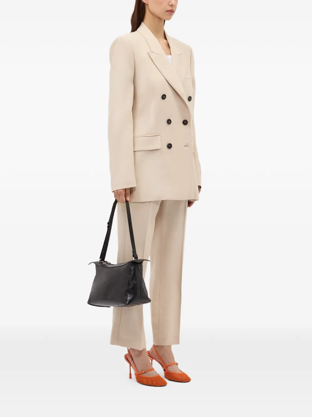 MSGM Broek met zak Beige