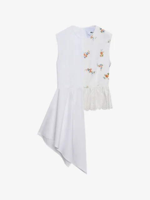 MSGM توب بزينة زهور