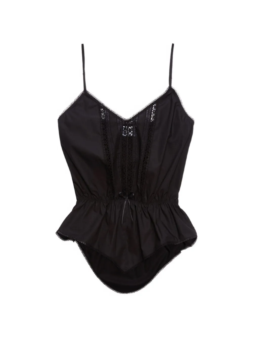 MSGM Top con scollo a V - Nero