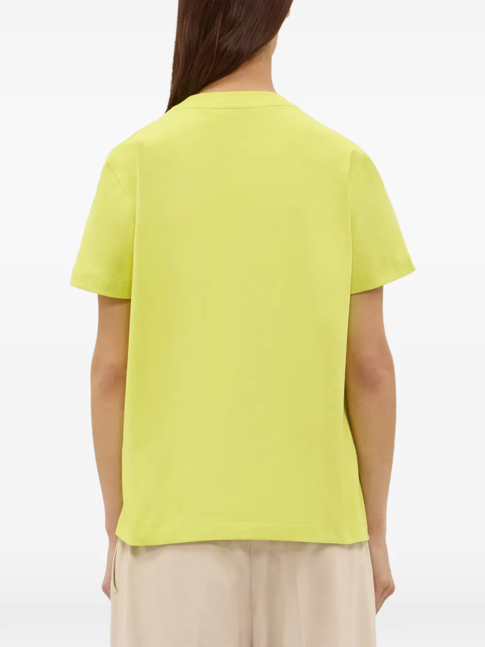 MSGM T-shirt met logodetail Geel