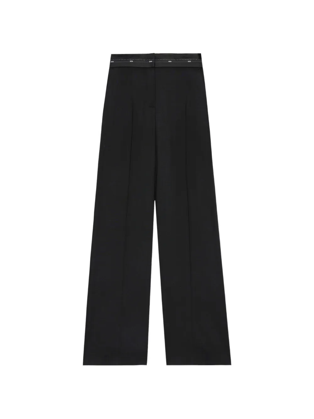 Msgm Embellished Trousers In Black