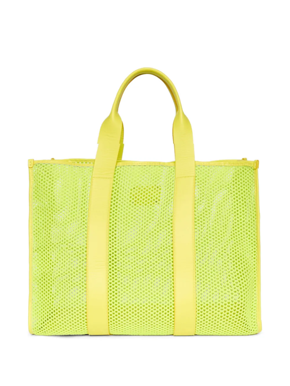  Msgm Logo-detail Tote Bag - Green 