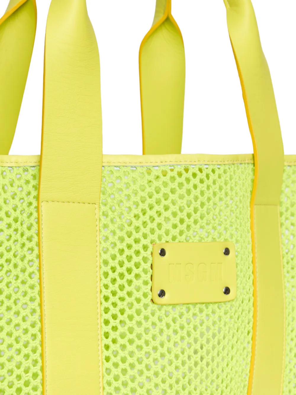 MSGM Shopper met logo Groen