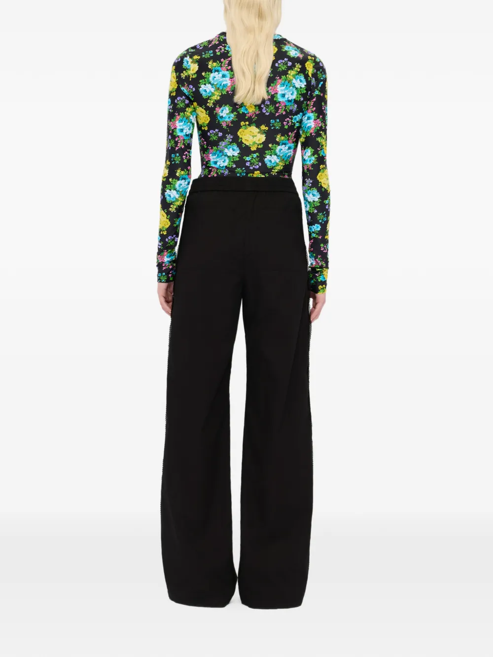 Lace Panel Trousers