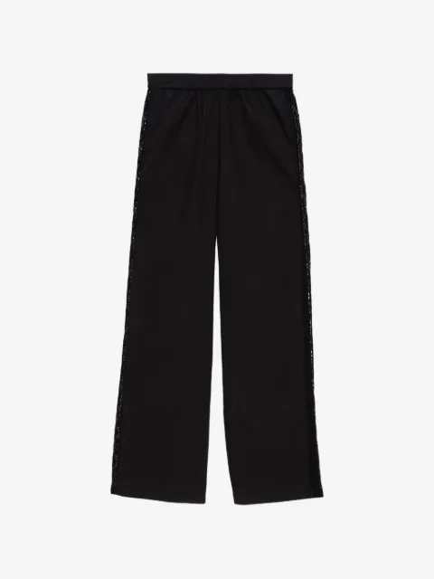 MSGM брюки с кружевными вставками