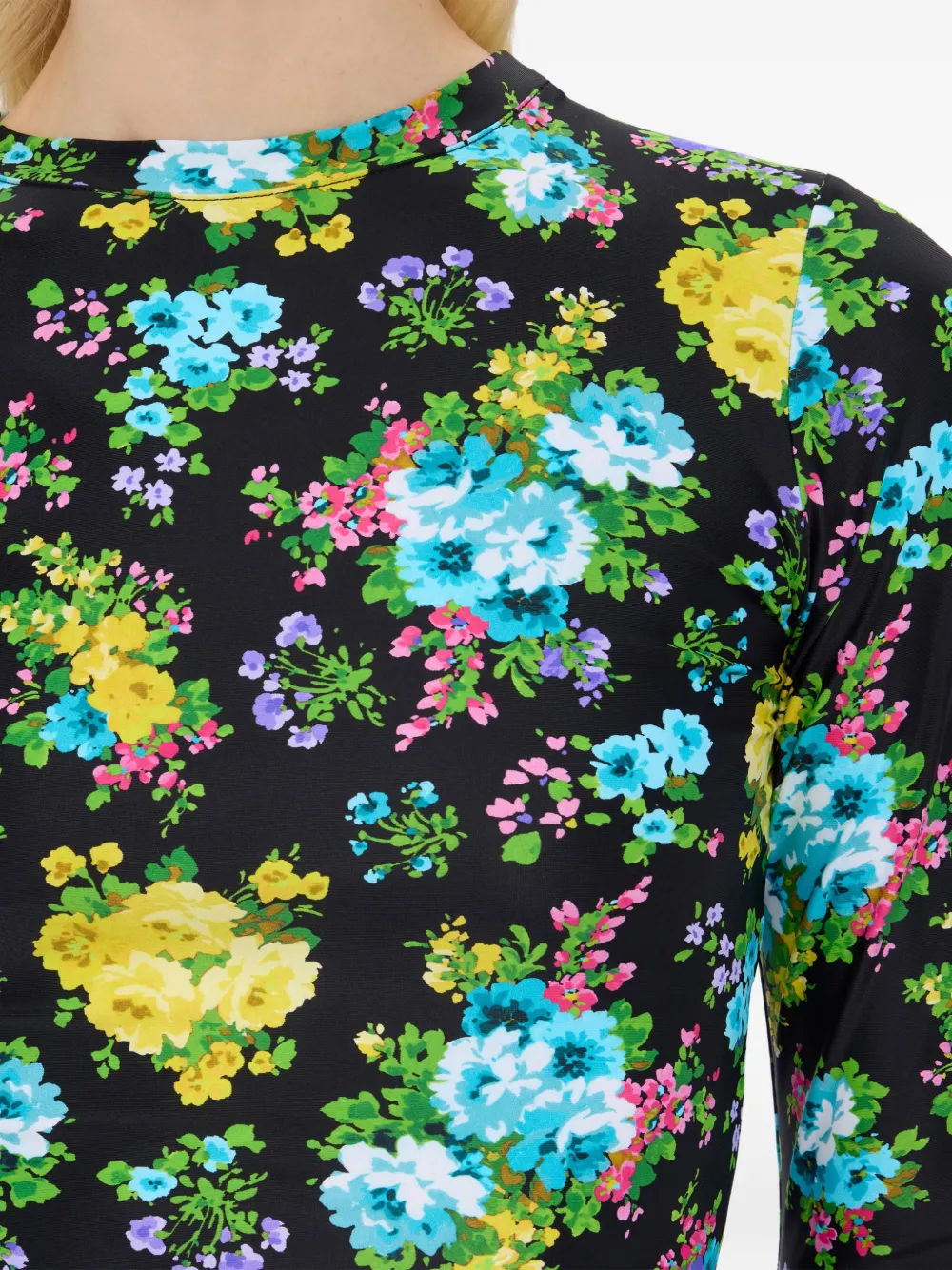 MSGM Top met lange mouwen Zwart