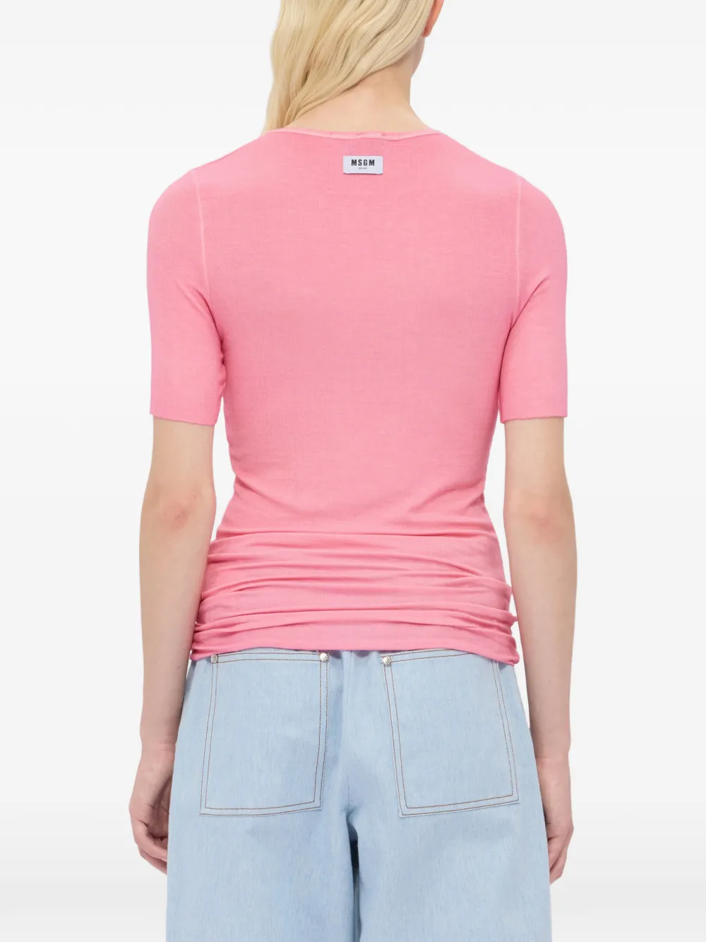 MSGM T-shirt met korte mouwen Roze