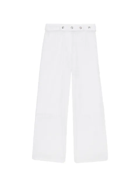 MSGM eyelet-embellishment trousers