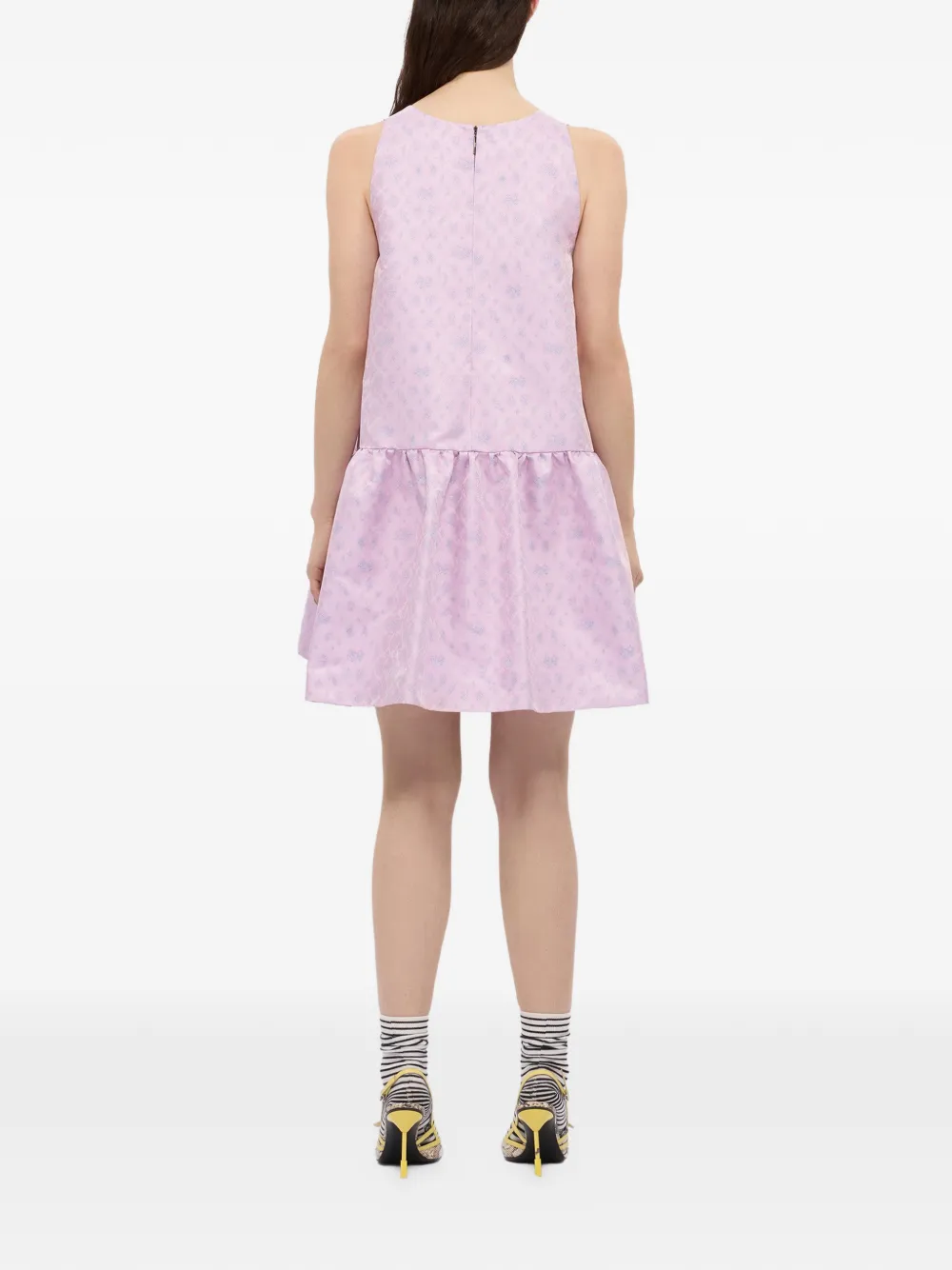 Scoop-Neck Mini Dress