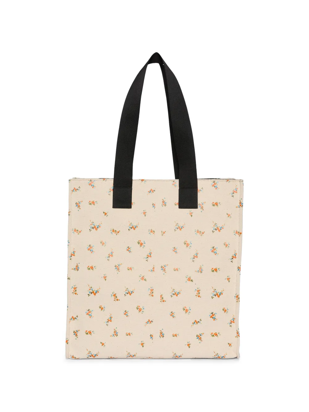 Floral-Pattern Tote Bag