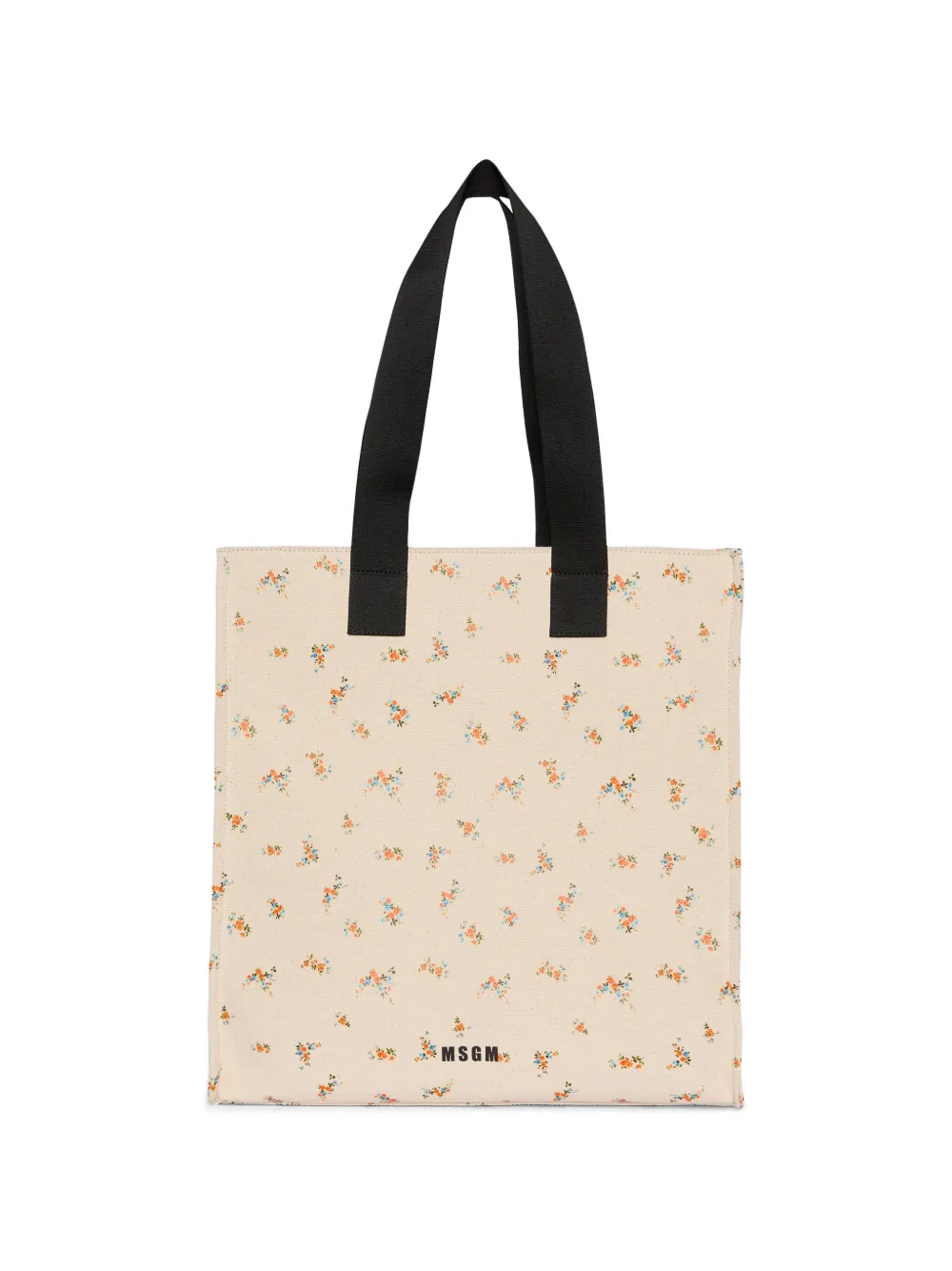 MSGM floral-pattern tote bag - Toni neutri