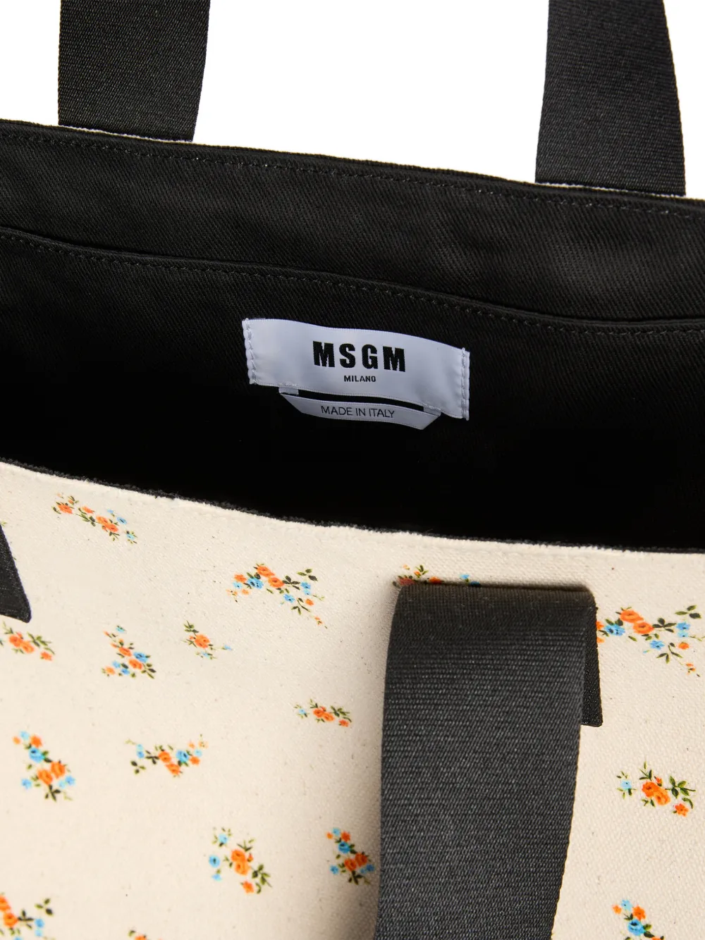 Floral-Pattern Tote Bag