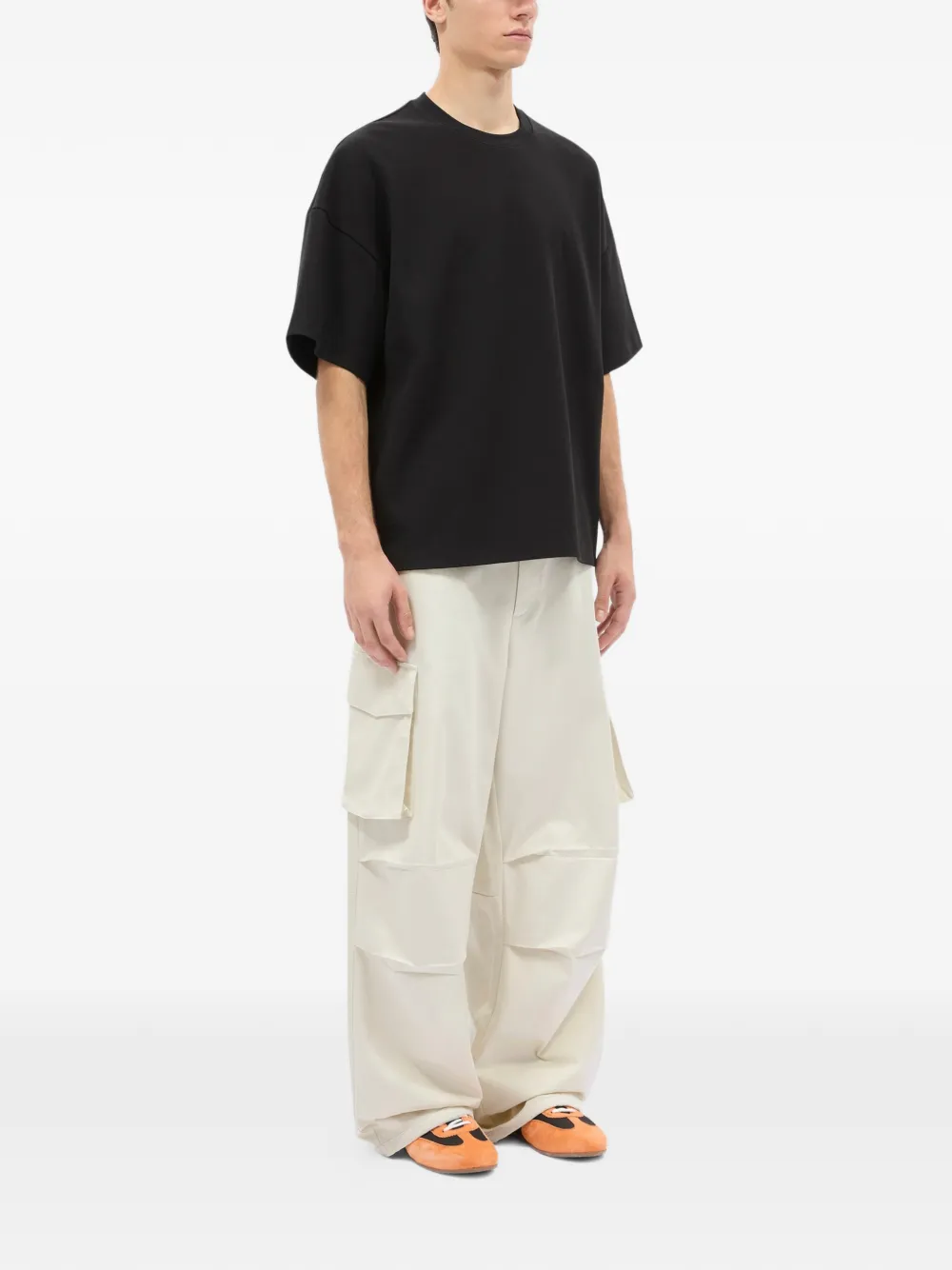  Msgm Cargo-pockets Trousers - White 