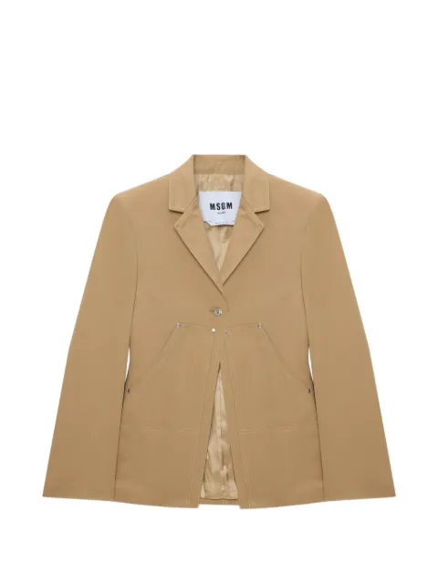 MSGM button-fastening blazer