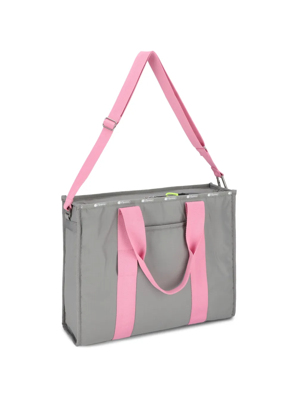  Msgm Strap Tote Bag - Grey 