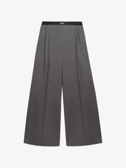 MSGM logo-print trousers