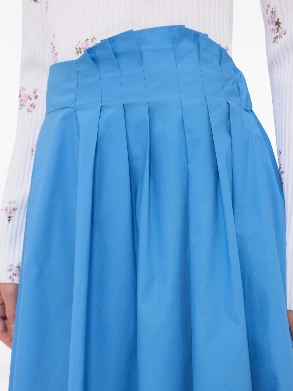 MSGM A-lijn midi-rok Blauw