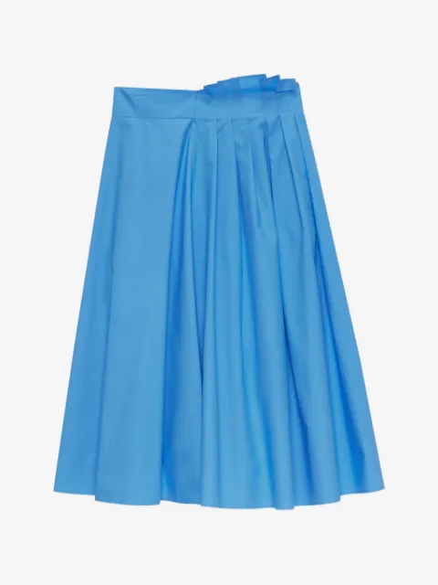 MSGM A-line midi skirt