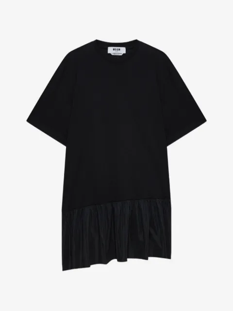 MSGM ruffled-hem mini dress