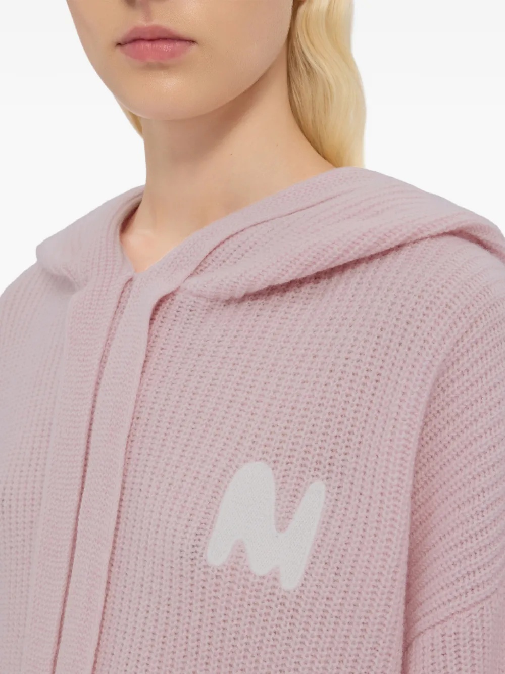 MSGM Trui verfraaid met logo Roze
