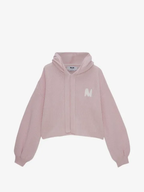 MSGM suéter con detalles del logo
