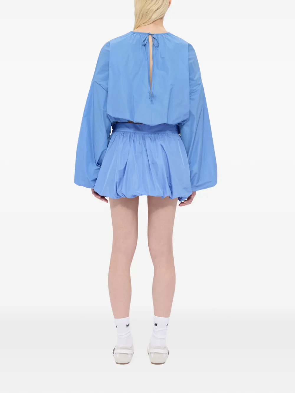  Msgm Crew-neck Blouse - Blue 