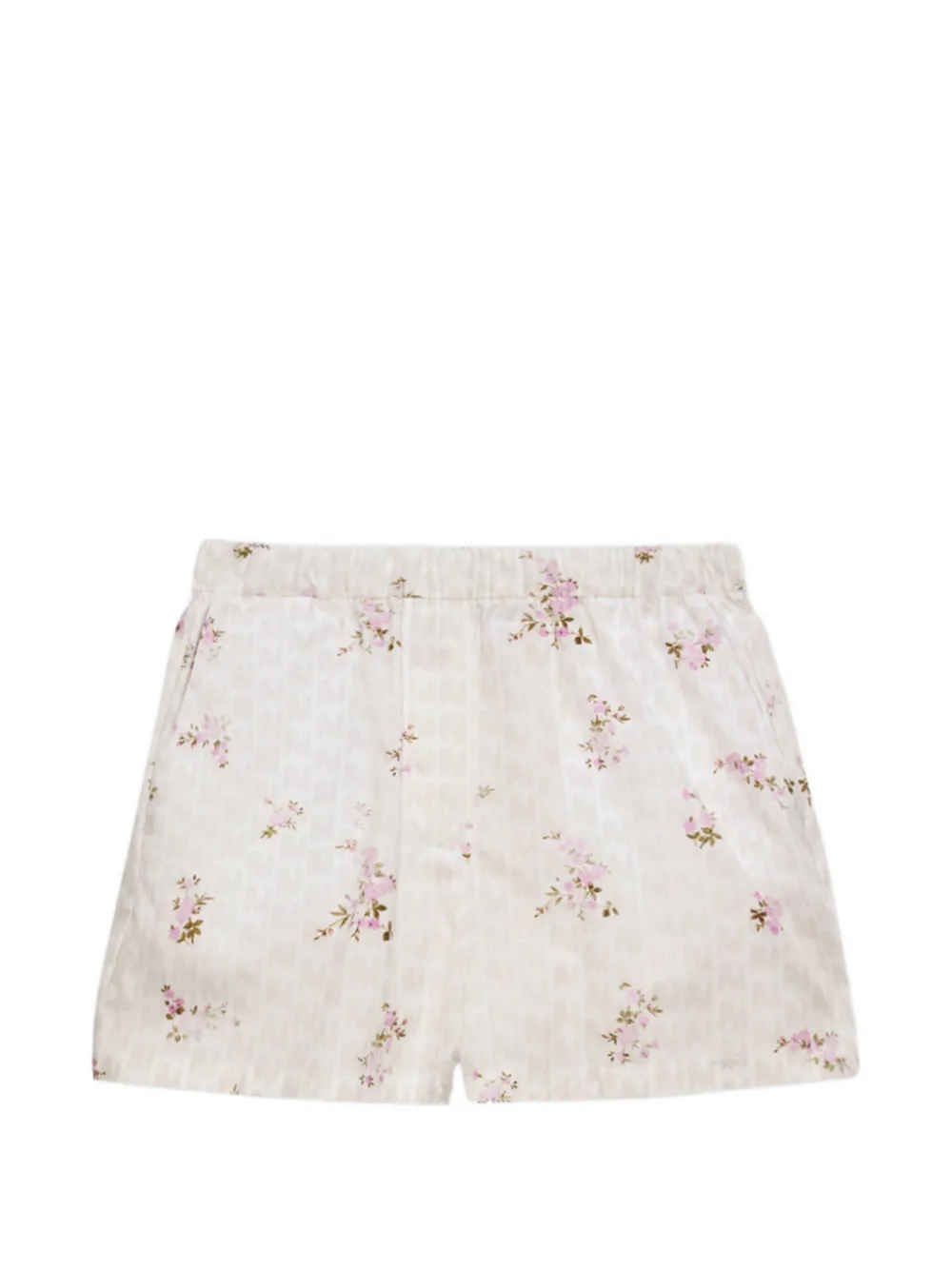 MSGM floral-print shorts - Toni neutri