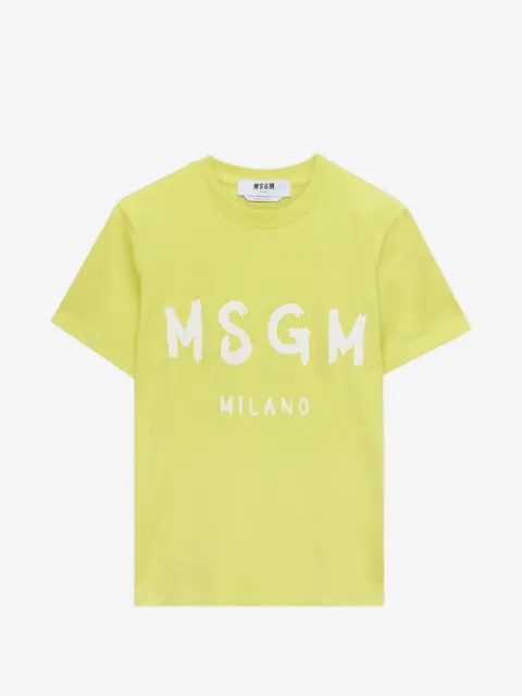 MSGM playera con logo estampado