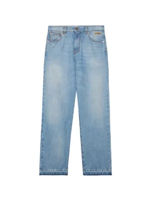 Acne Studios ダメージ ジーンズ | ブルー | FARFETCH JP