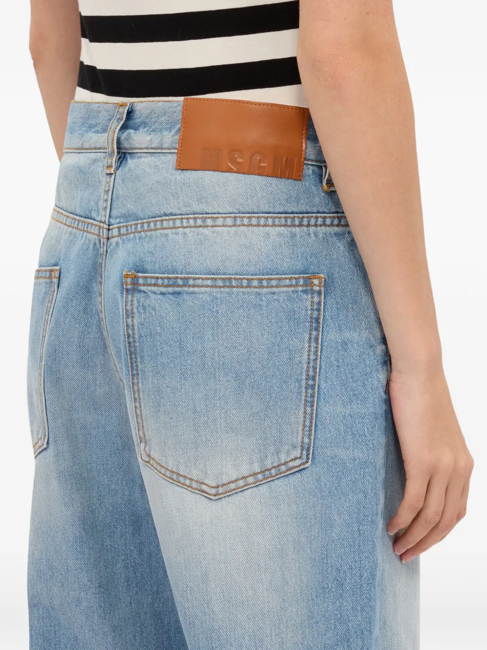 MSGM Jeans met vijf zakken Blauw