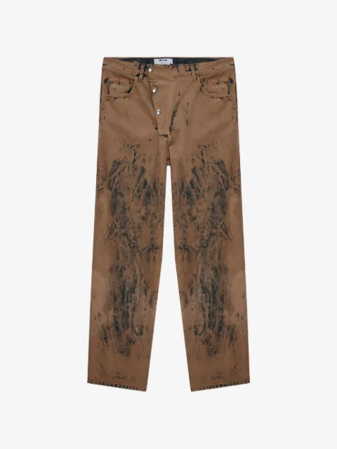 MSGM jeans estampados