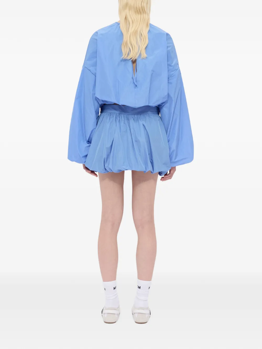 MSGM Mini-rok met klepzak Blauw