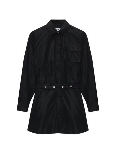 MSGM فستان ميني بحزام وجيب قلاب