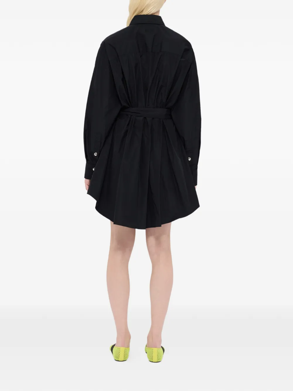 MSGM Mini-jurk met klepzak en ceintuur Zwart