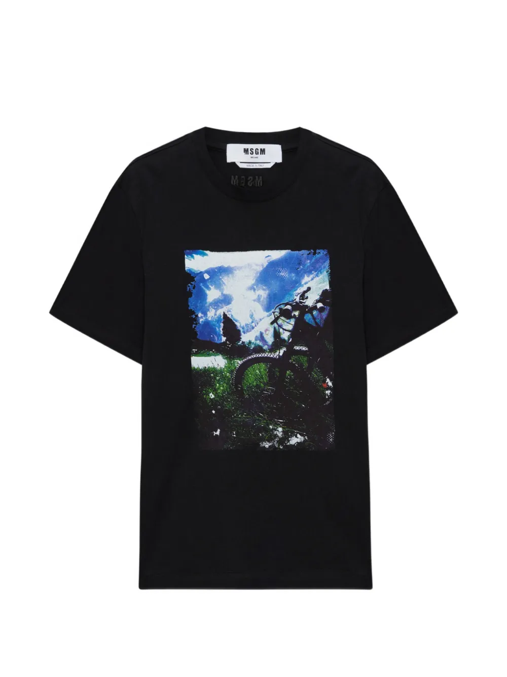 MSGM graphic-print T-shirt - Nero