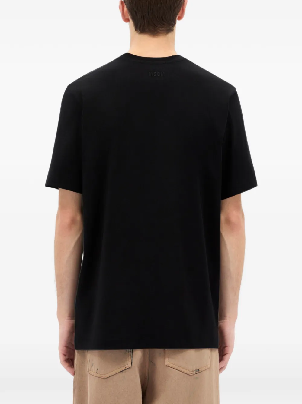 MSGM T-shirt met grafische print Zwart