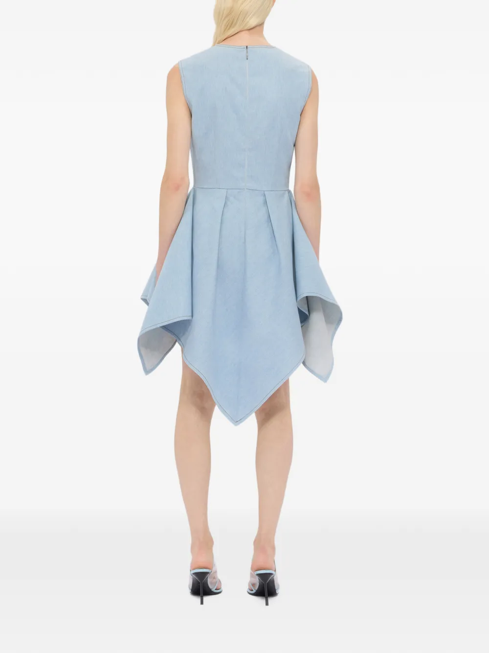 MSGM Mouwloze jurk Blauw