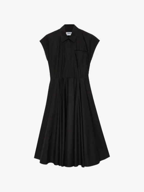 MSGM pocket shirt midi dress
